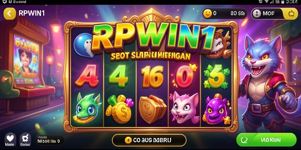 Tampilan gameplay RPWIN1 yang mengesankan dan penuh warna.