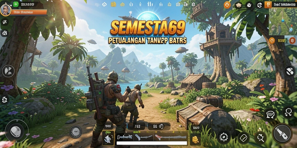 Tampilkan gameplay memukau di dunia terbuka SEMESTA69.